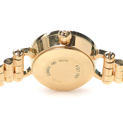 Hermes 18K Yellow Gold Diamond 16mm Faubourg Quartz Watch 4 of 5