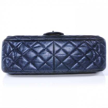 Chanel Calfskin 2.55 Reissue 227 Flap Metallic Blue 4 of 10