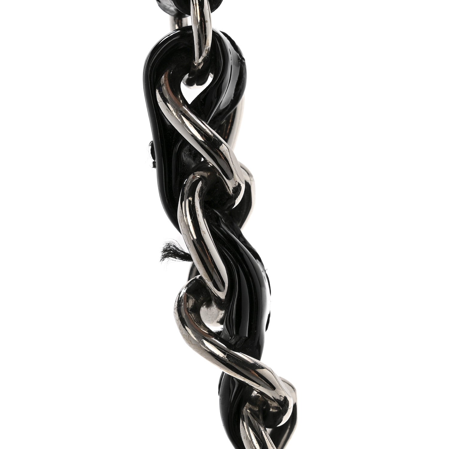 Chanel Patent Quilted Medium Just Mademoiselle Black 15 of 16