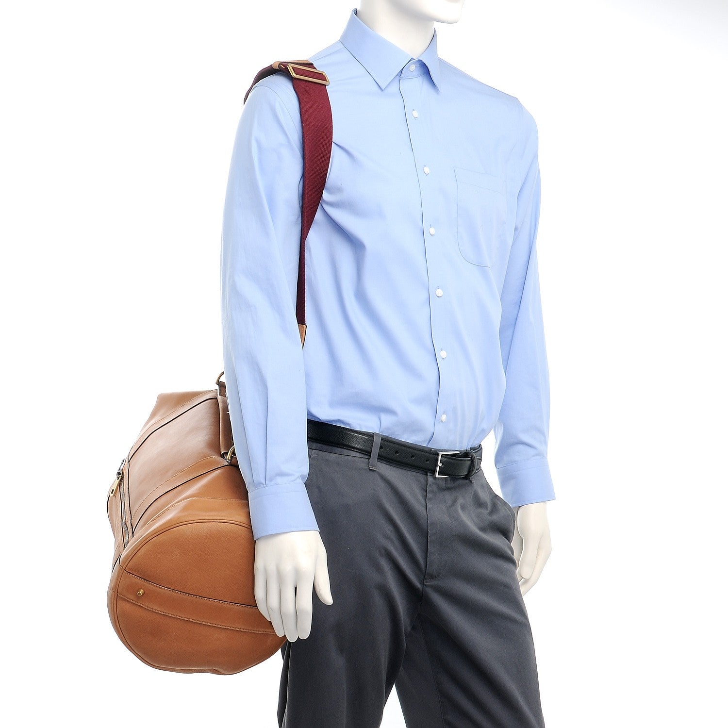 Gucci Soft Washed Calfskin Sling Duffle Biscotto 2 of 10