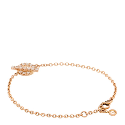 Hermes 18K Rose Gold Diamond Finesse Bracelet SH 2 of 4