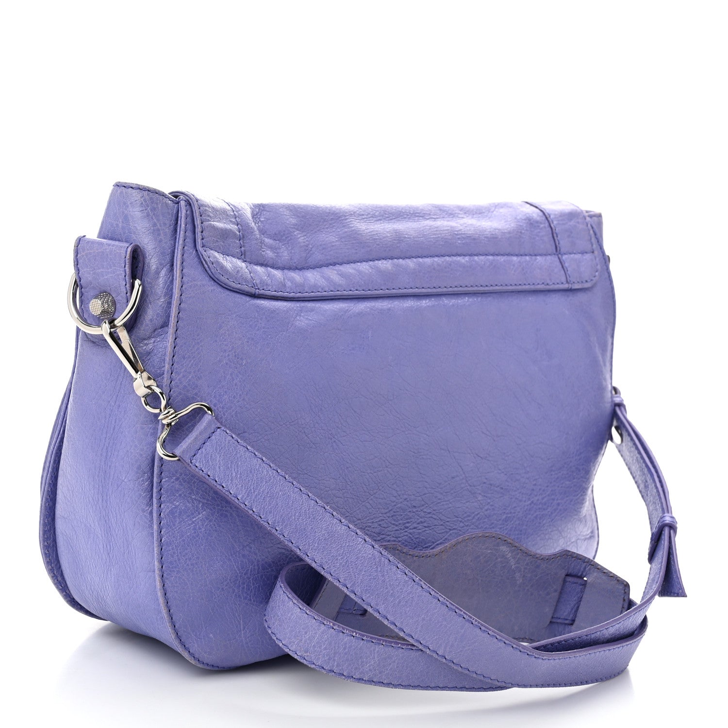 Balenciaga Agneau Giant 12 Silver Hardware Neo Folk Messenger Mauve 4 of 12
