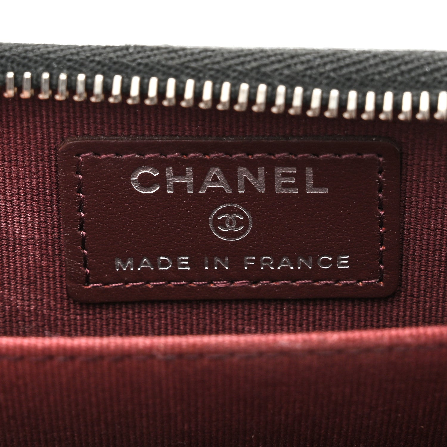 Chanel Caviar Quilted Zip Coin Purse Black 6 of 8