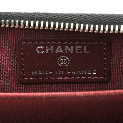 Chanel Caviar Quilted Zip Coin Purse Black 6 of 8