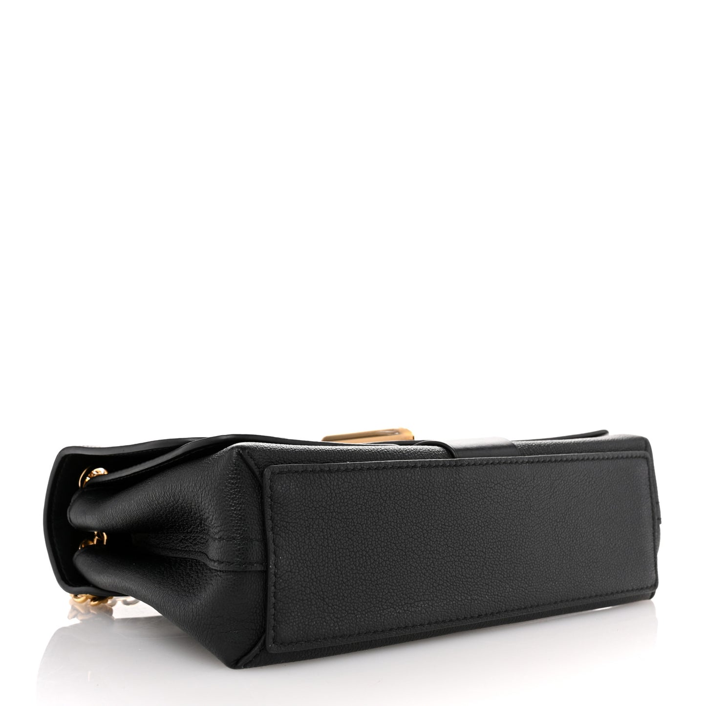 Monogram Cuir Plume Ecume Very Chain Bag Black