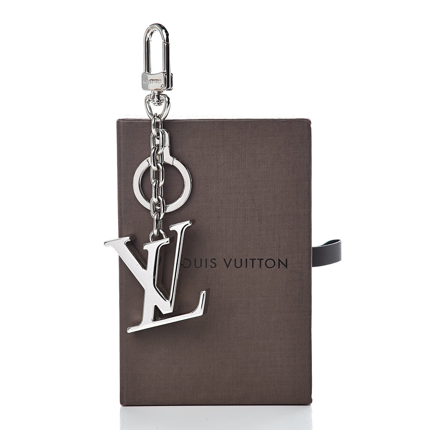 Louis Vuitton LV Facettes Bag Charm Key Holder Silver 3 of 3