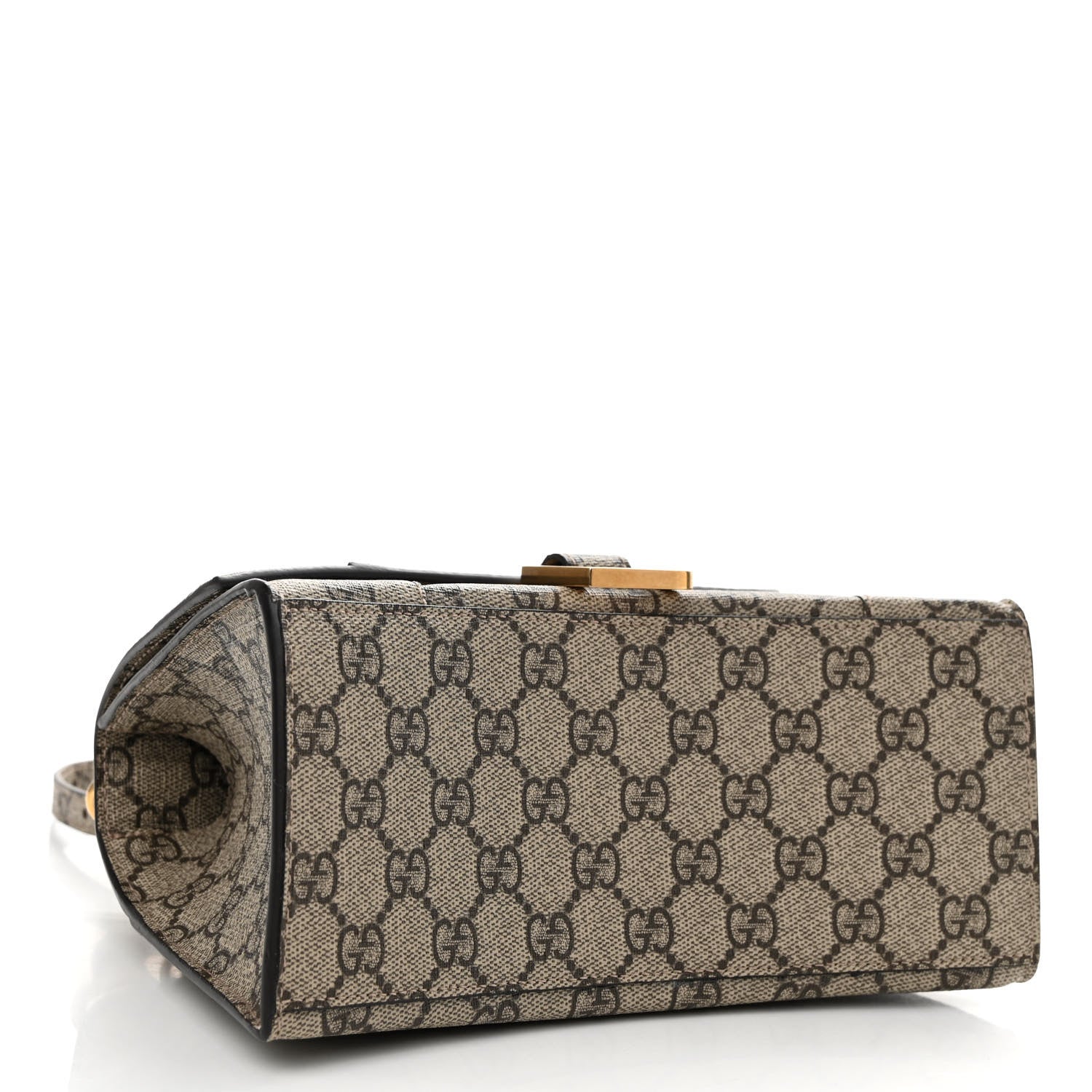 Balenciaga X GUCCI GG Supreme Monogram Small Hourglass Top Handle Bag Beige Ebony 4 of 9