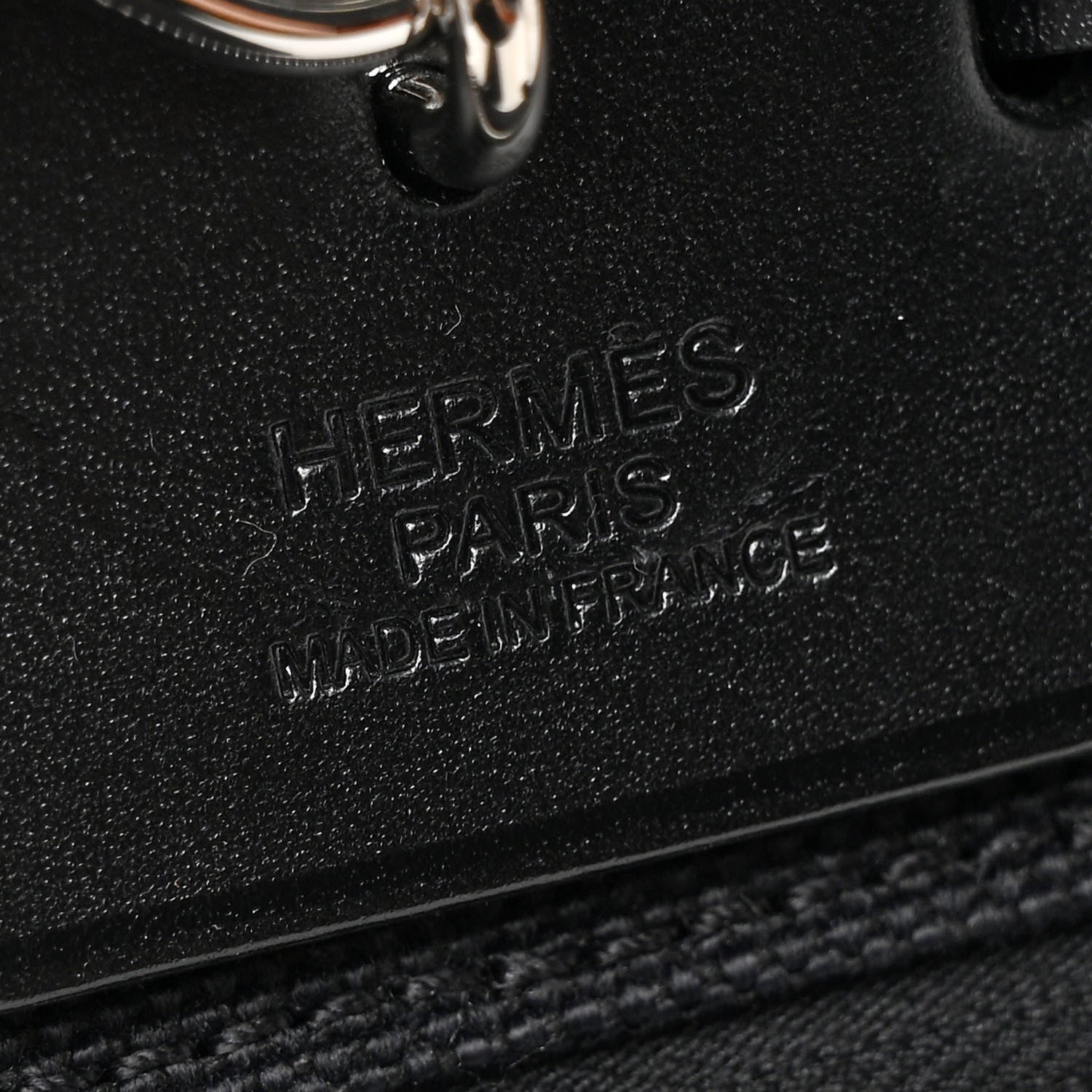 Hermes Military Toile Vache Hunter Herbag Zip Retourne 31 PM Black 10 of 11