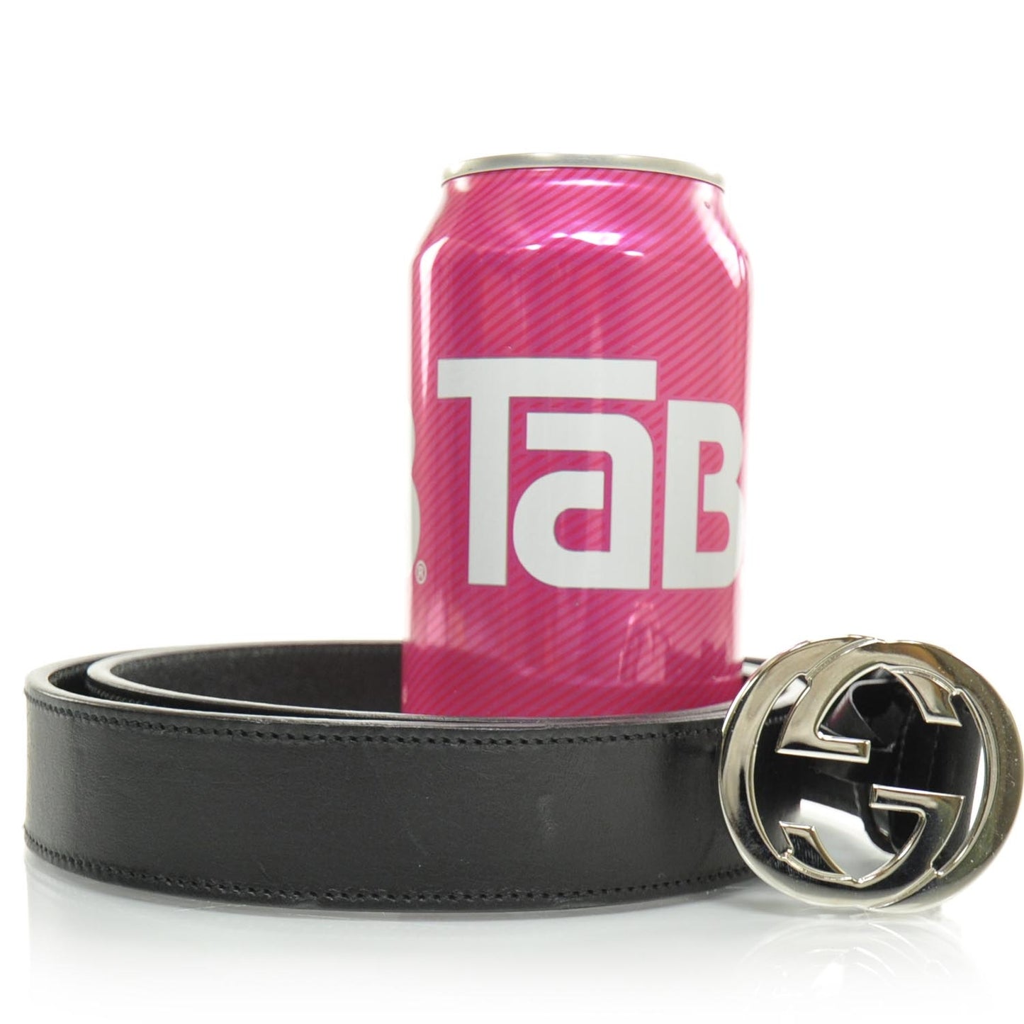 Leather Interlocking G Belt 90 36 Black