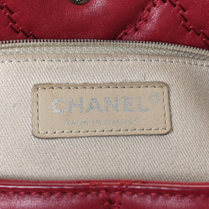 Chanel Calfskin Double Stitch Large Hamptons Flap Bag 6 of 10
