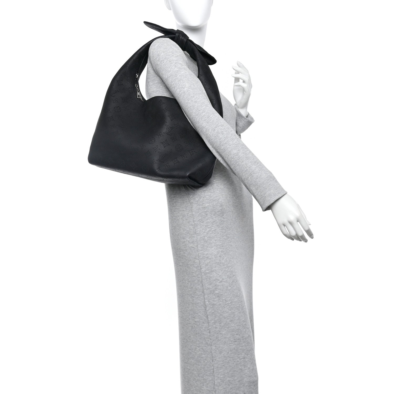 Louis Vuitton Mahina Why Knot Black Black 3 of 9