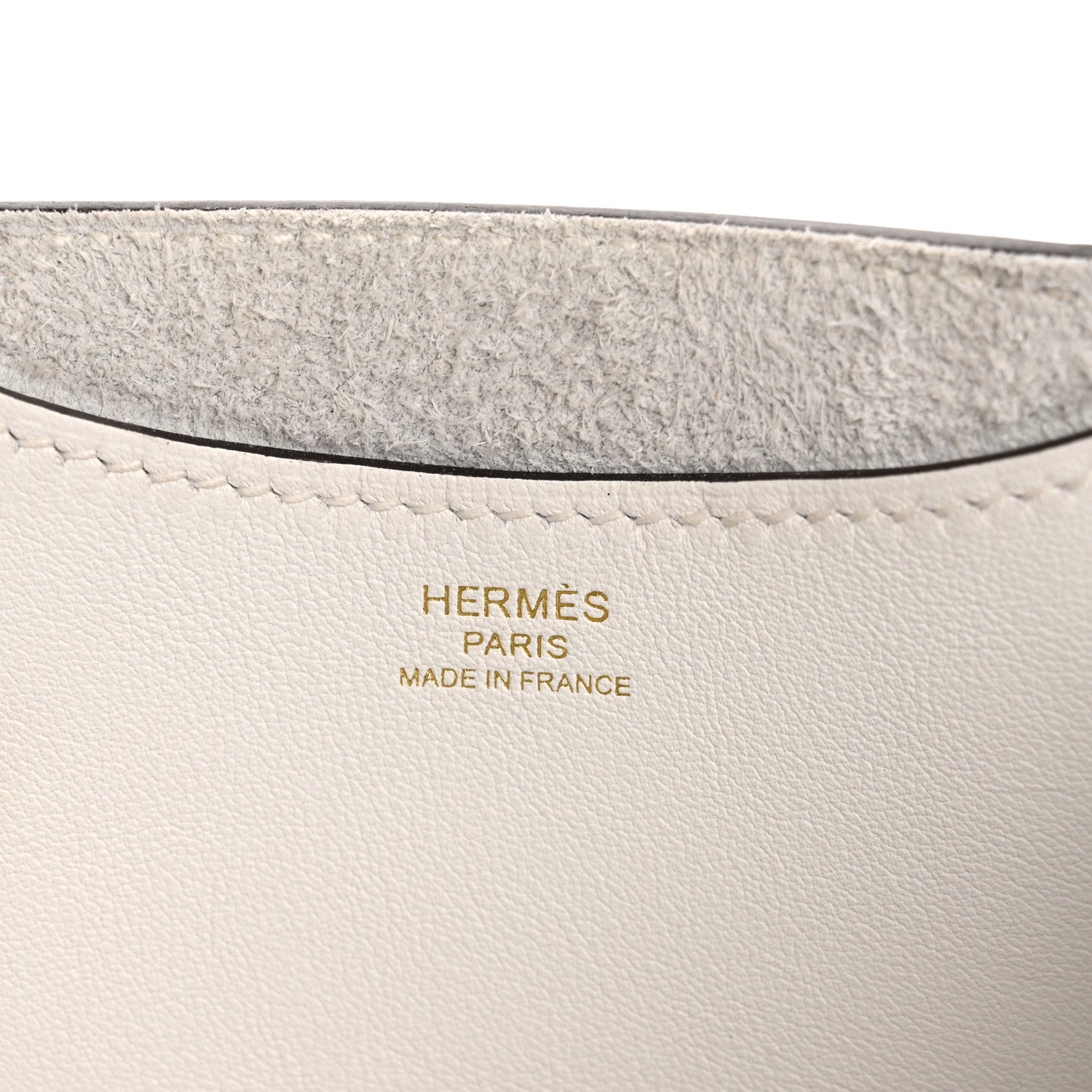 Hermes Taurillon Clemence Swift In-The-Loop 18 Bag New White 6 of 11