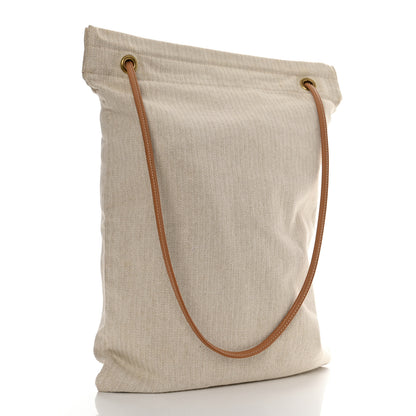 Hermes Canvas Swift Aline Grooming Bag Gold 3 of 10