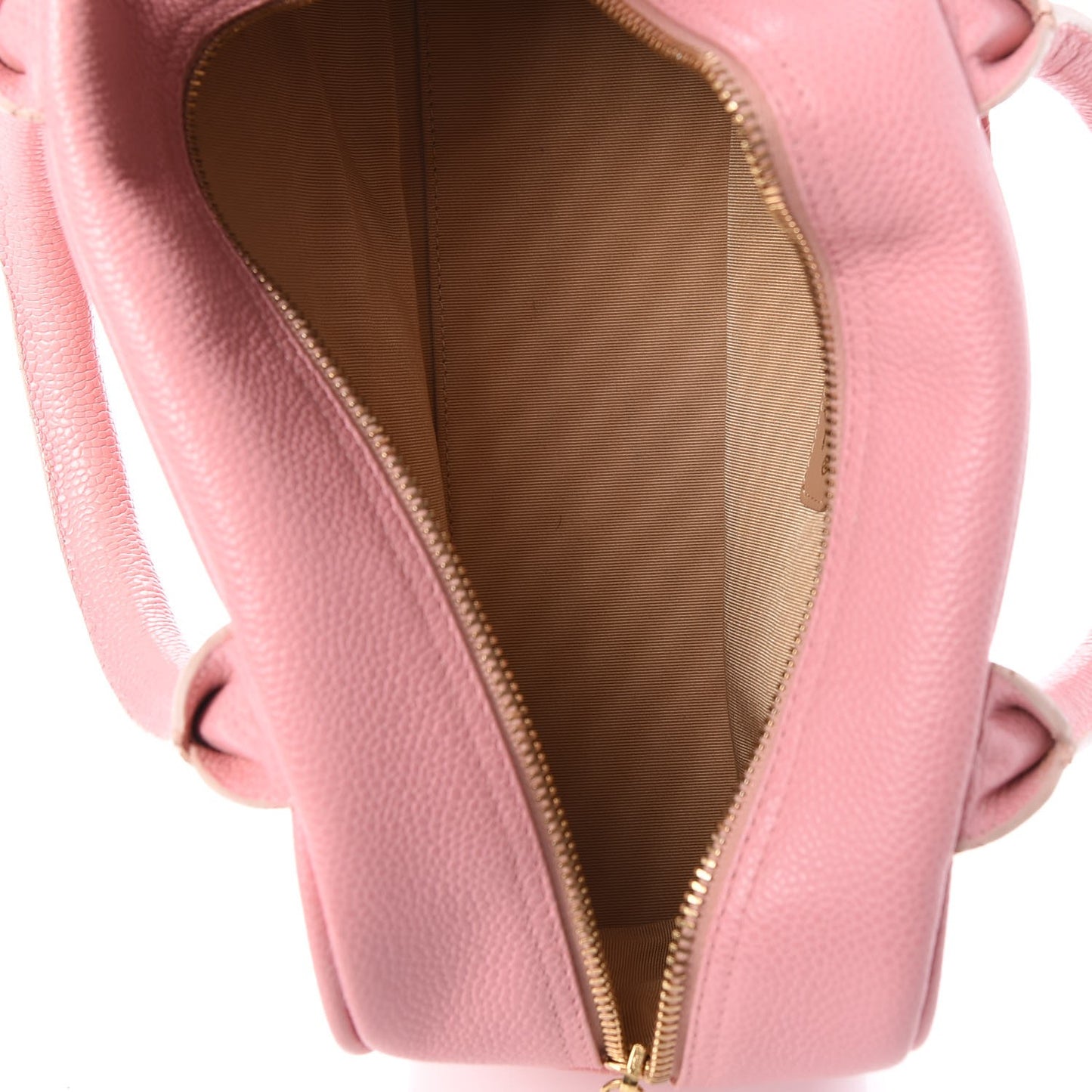 Caviar Quilted Small Bowler Pink