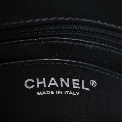 Chanel Calfskin Quilted Large Rock My Shoulder Flap Black 6 of 9