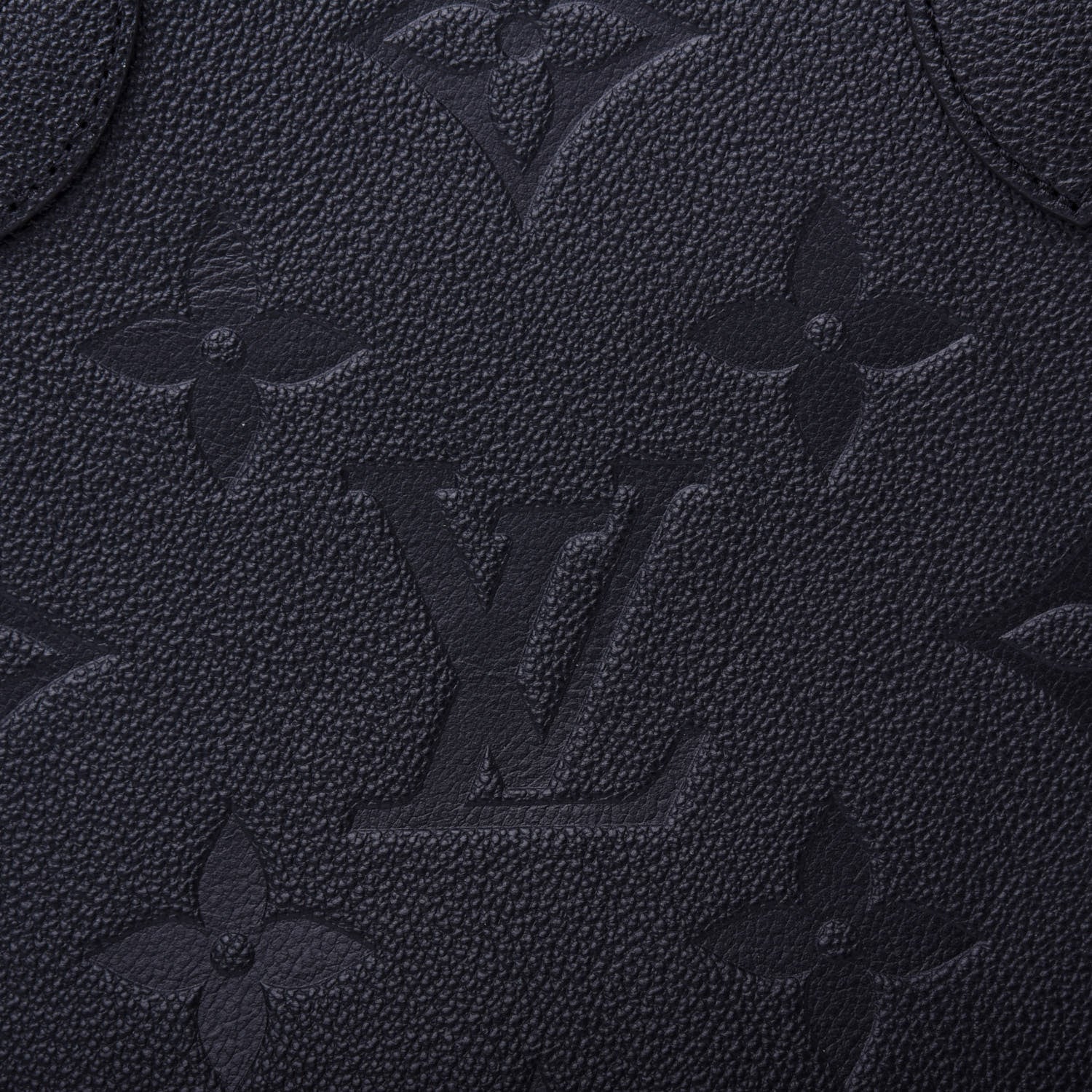 Louis Vuitton Empreinte Monogram Giant Neverfull MM Black 10 of 11
