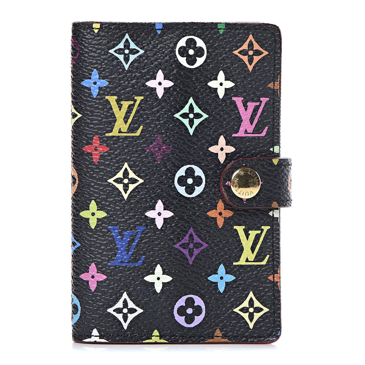 Monogram Multicolor Carnet de Bal Mini Agenda Cover Black