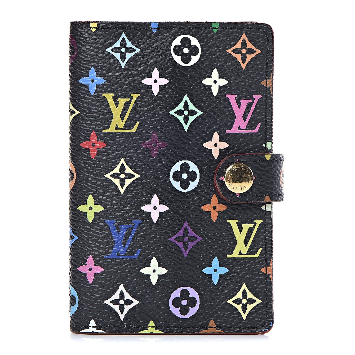 Louis Vuitton Monogram Multicolor Carnet de Bal Mini Agenda Cover Black 1 of 7