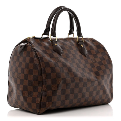 Louis Vuitton Damier Ebene Speedy 30 3 of 12