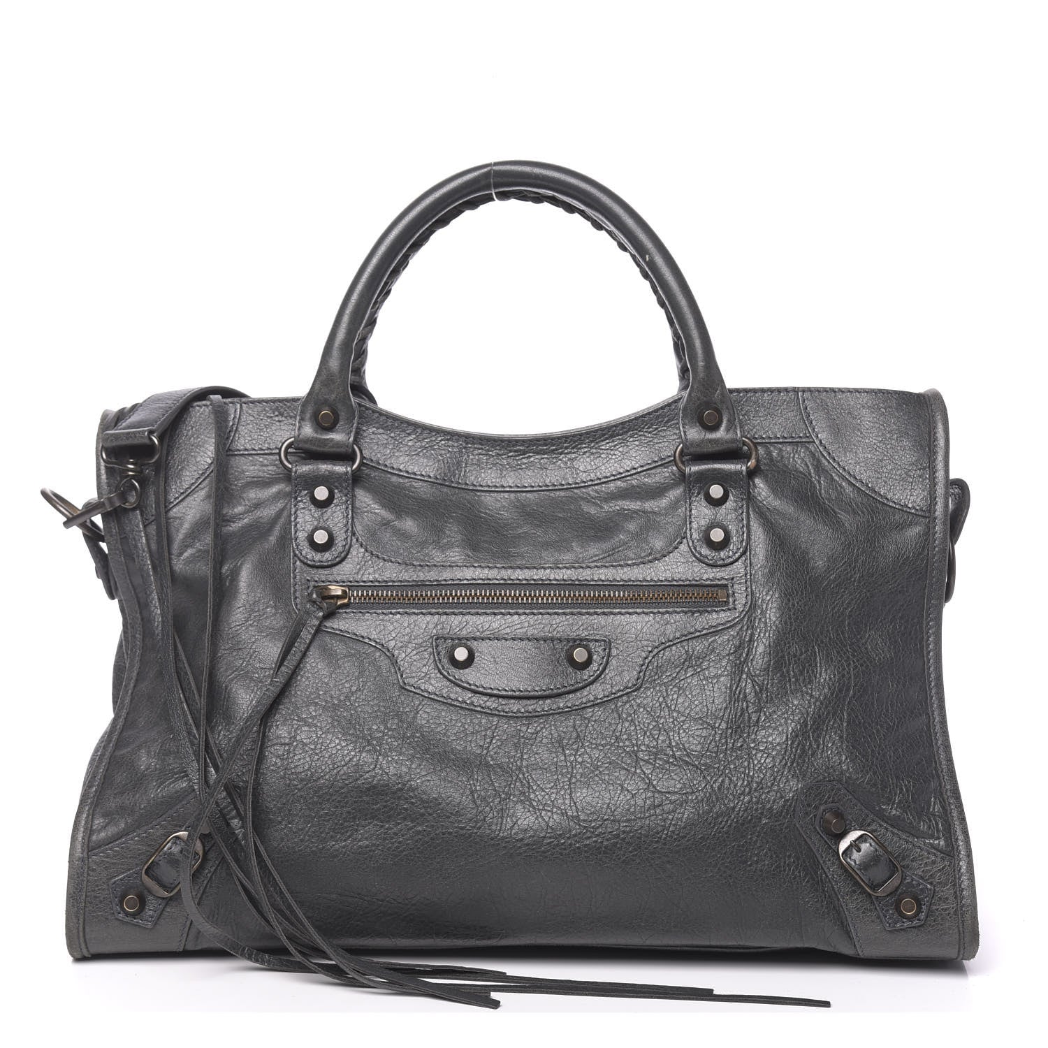 Balenciaga Agneau Classic Hardware City Anthracite 1 of 10