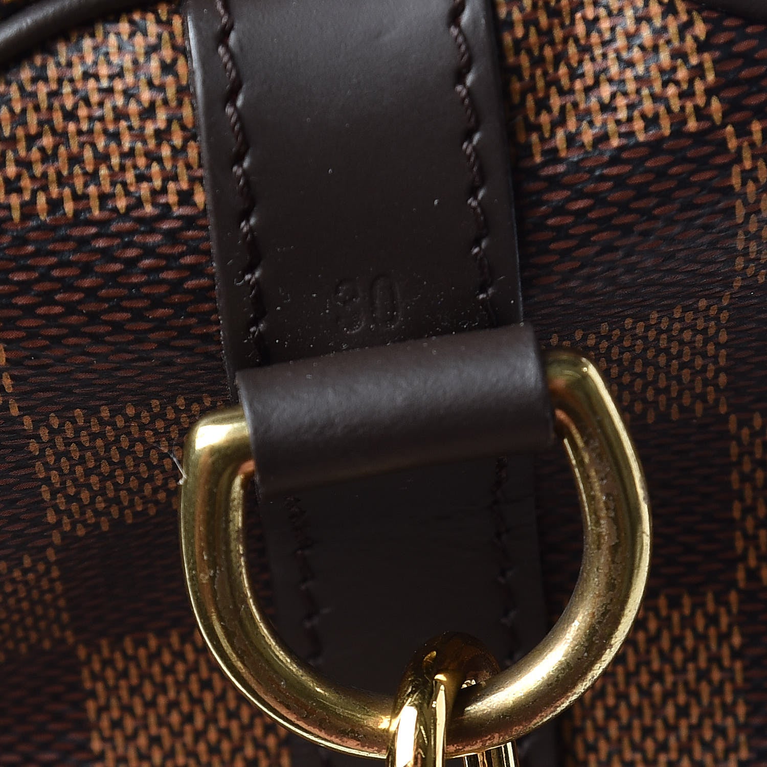 Louis Vuitton Damier Ebene Speedy Bandouliere 30 11 of 12