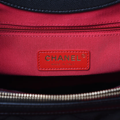 Chanel Caviar Quilted Large A Real Catch Shopping Bag Black 6 of 10