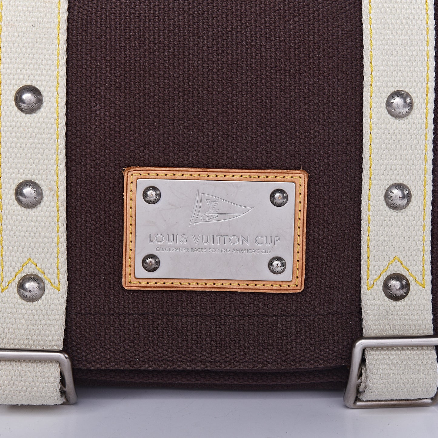Toile Antigua Besace LV Cup Messenger PM Brown