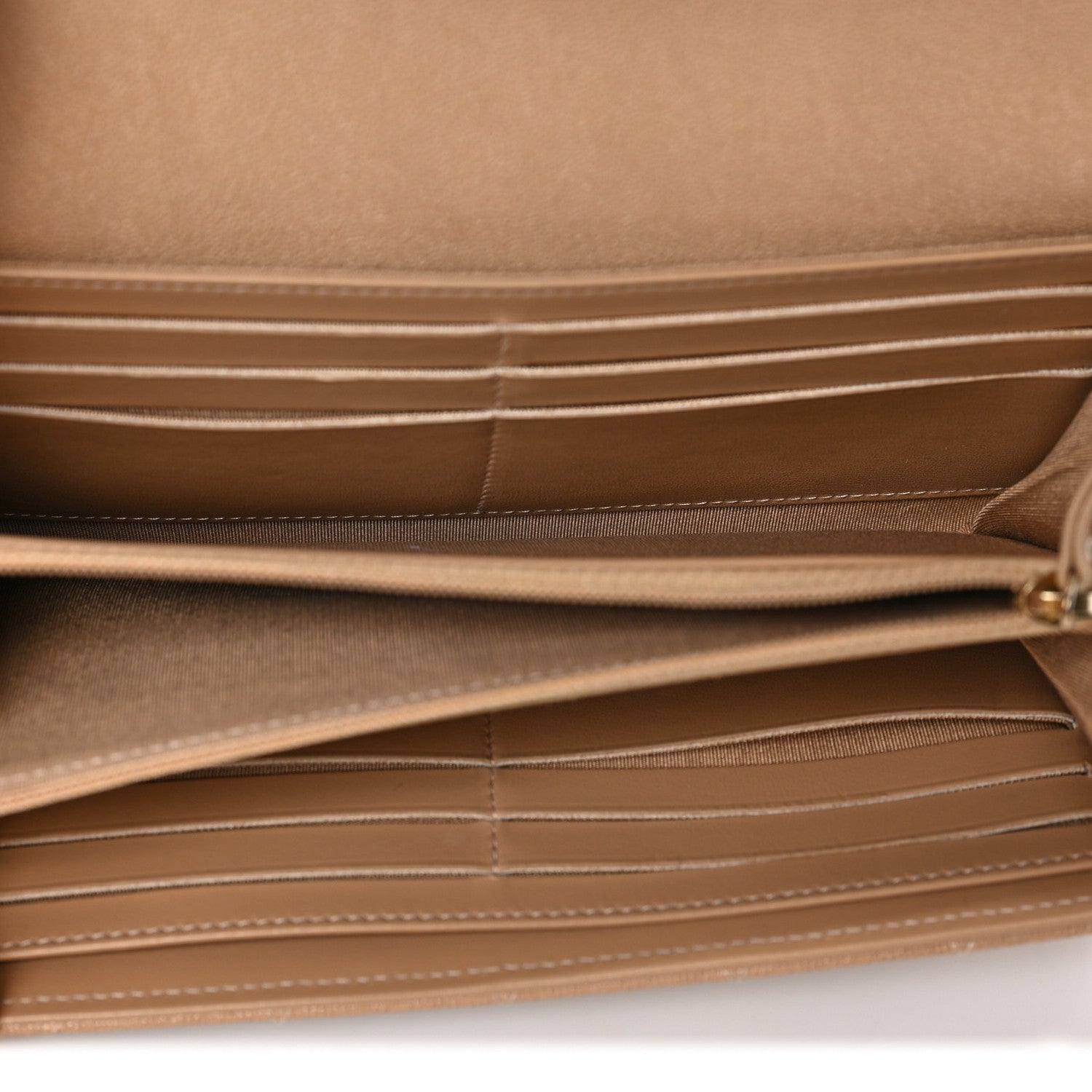 Chanel Caviar Quilted Large Boy Gusset Flap Wallet Beige 5 of 8