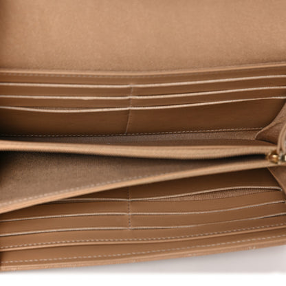 Chanel Caviar Quilted Large Boy Gusset Flap Wallet Beige 5 of 8