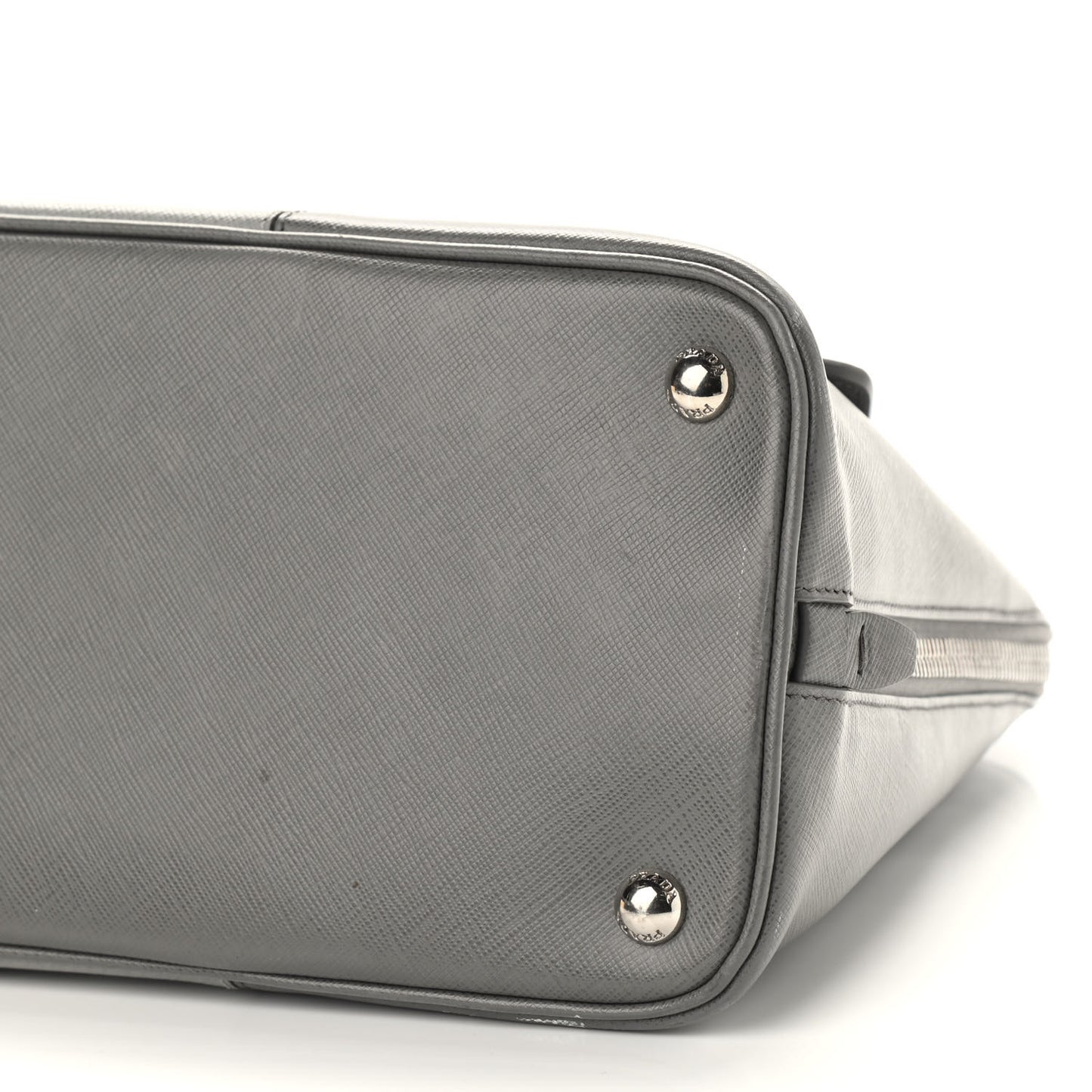 Saffiano Lux Bi-Color Promenade Tote Marmo Argilla