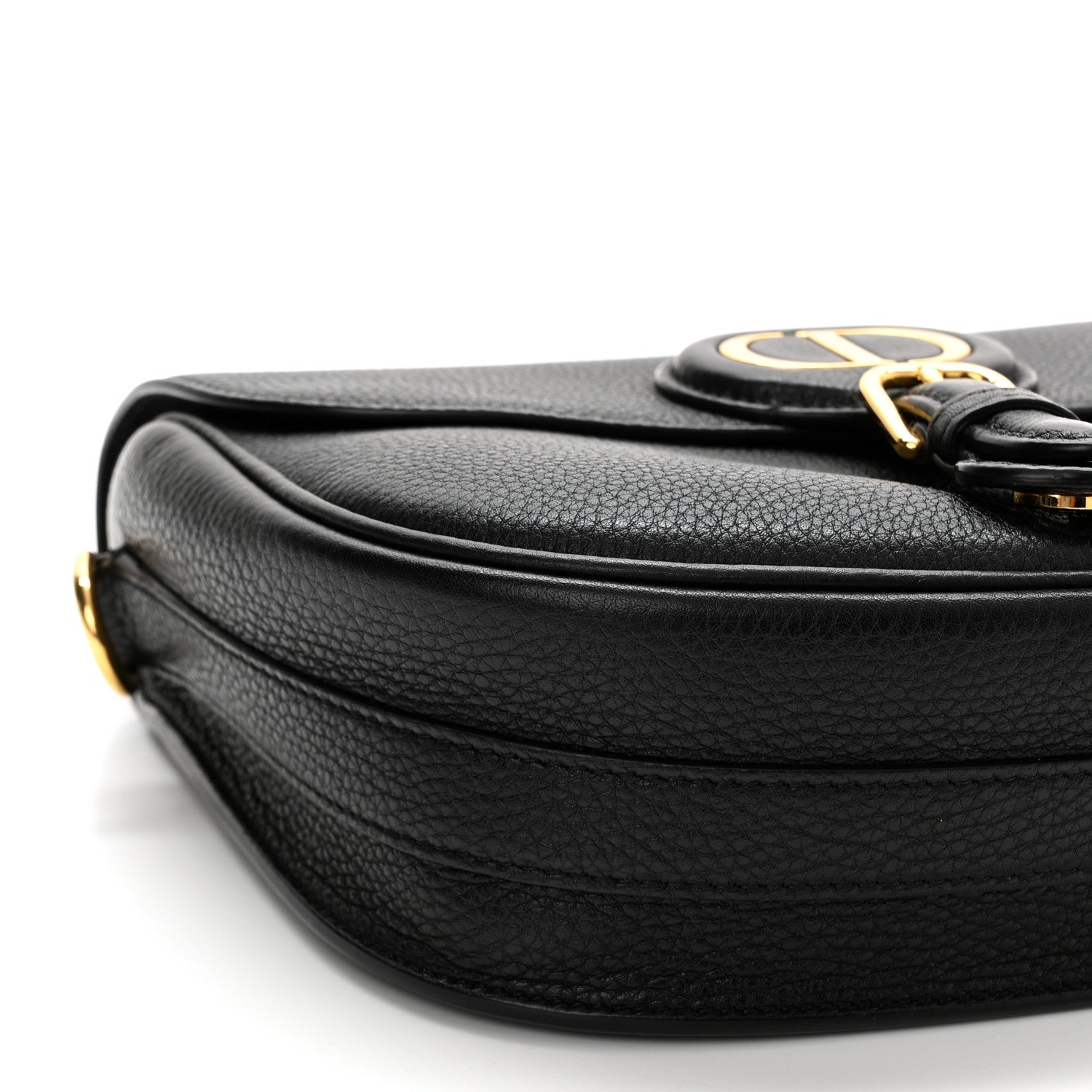 Christian Dior Grained Calfskin Medium Bobby Flap Black 8 of 10