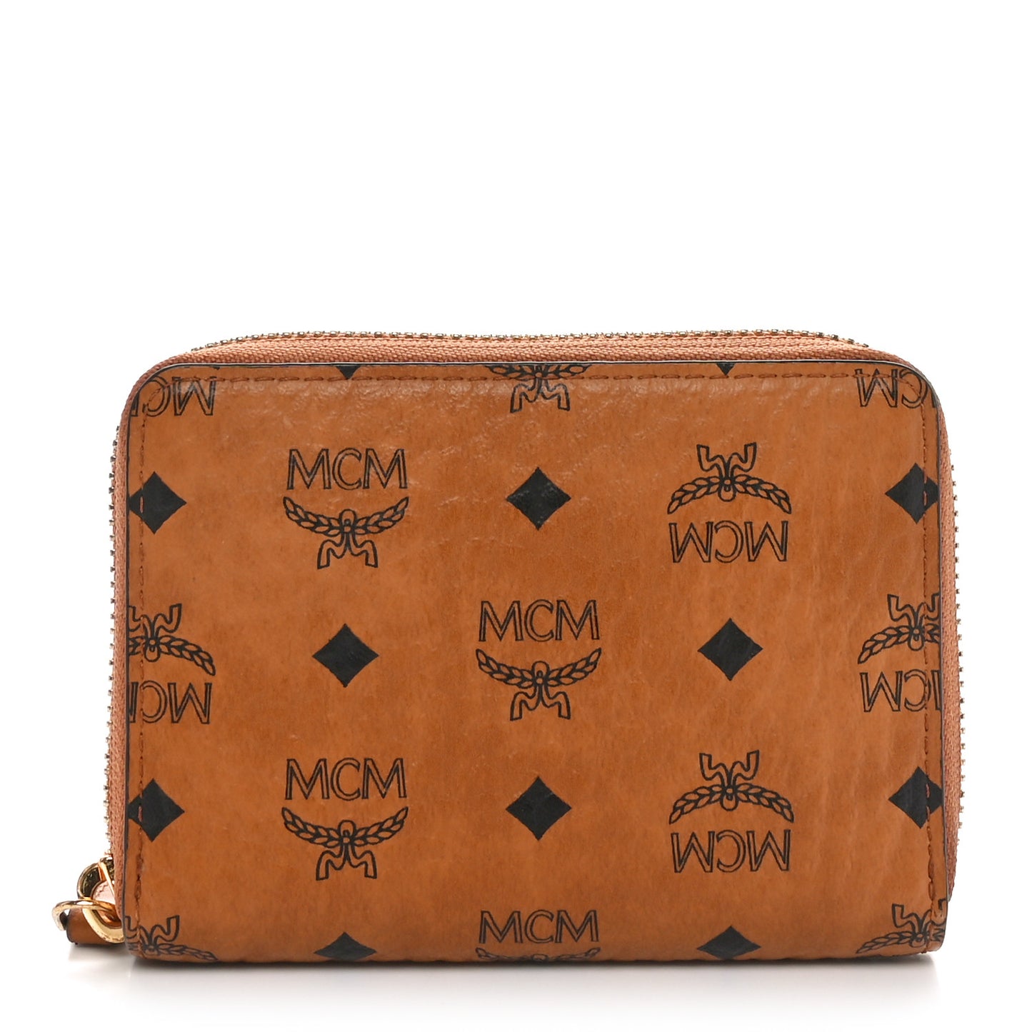 Visetos Small Zip Around Wallet Cognac