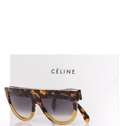 Celine Acetate Aviator Sunglasses CL 40001 Havana 7 of 8