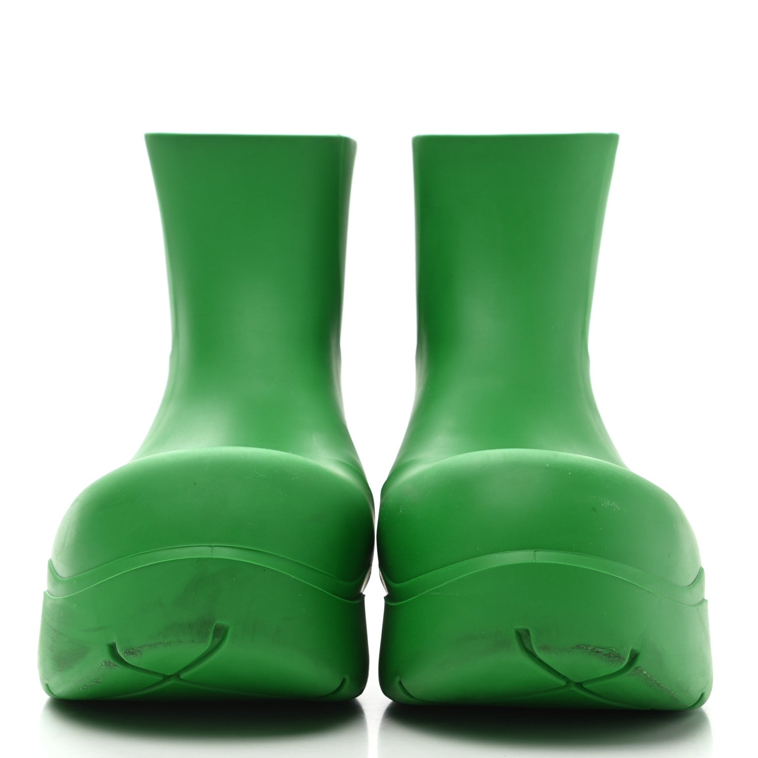 Bottega Veneta Rubber Puddle Ankle Boots 41 Grass 2 of 11