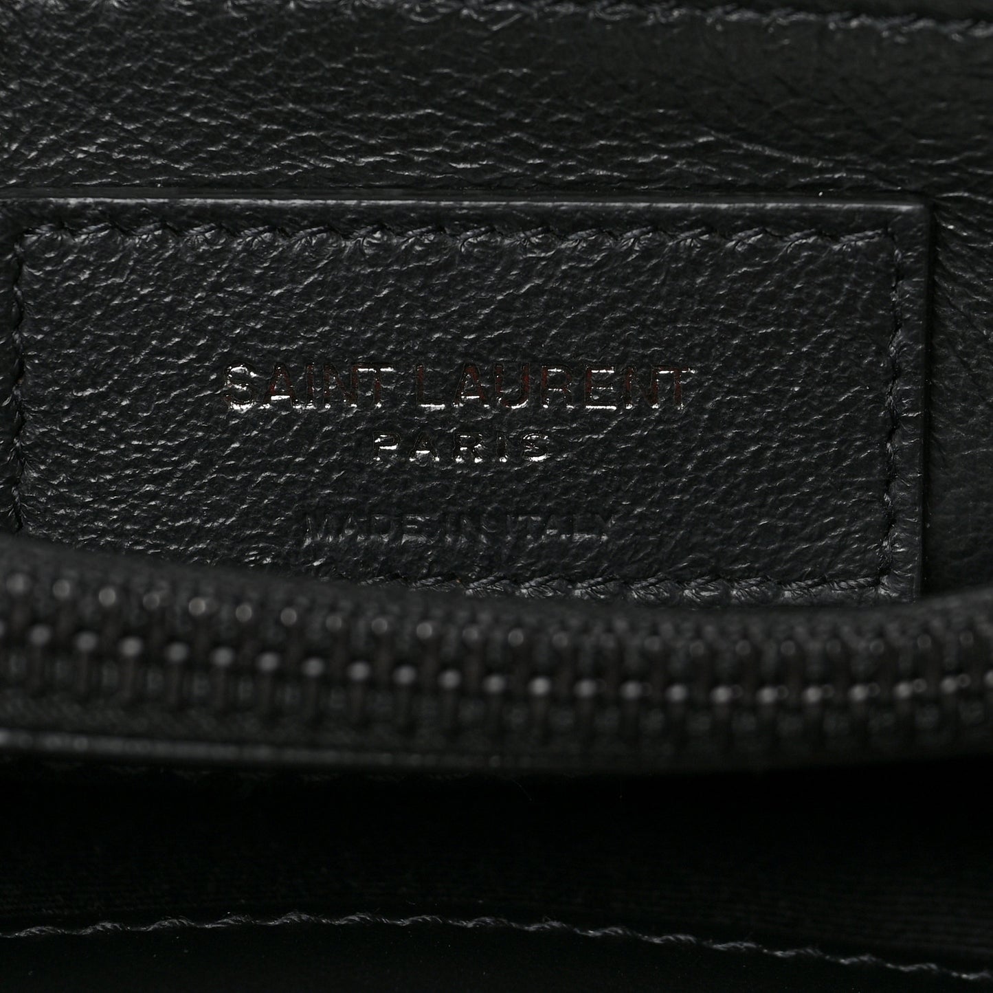 Calfskin Y Quilted Monogram Small Loulou Chain Satchel Black