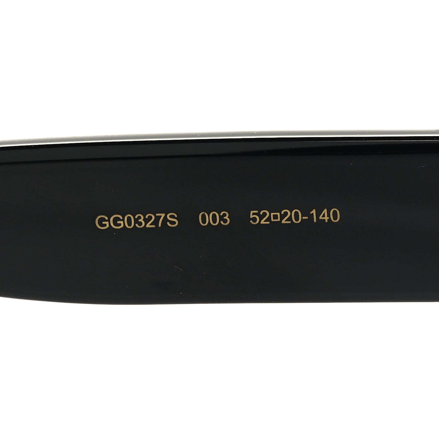 Gucci Acetate Glitter Sunglasses GG0327S Black 6 of 8