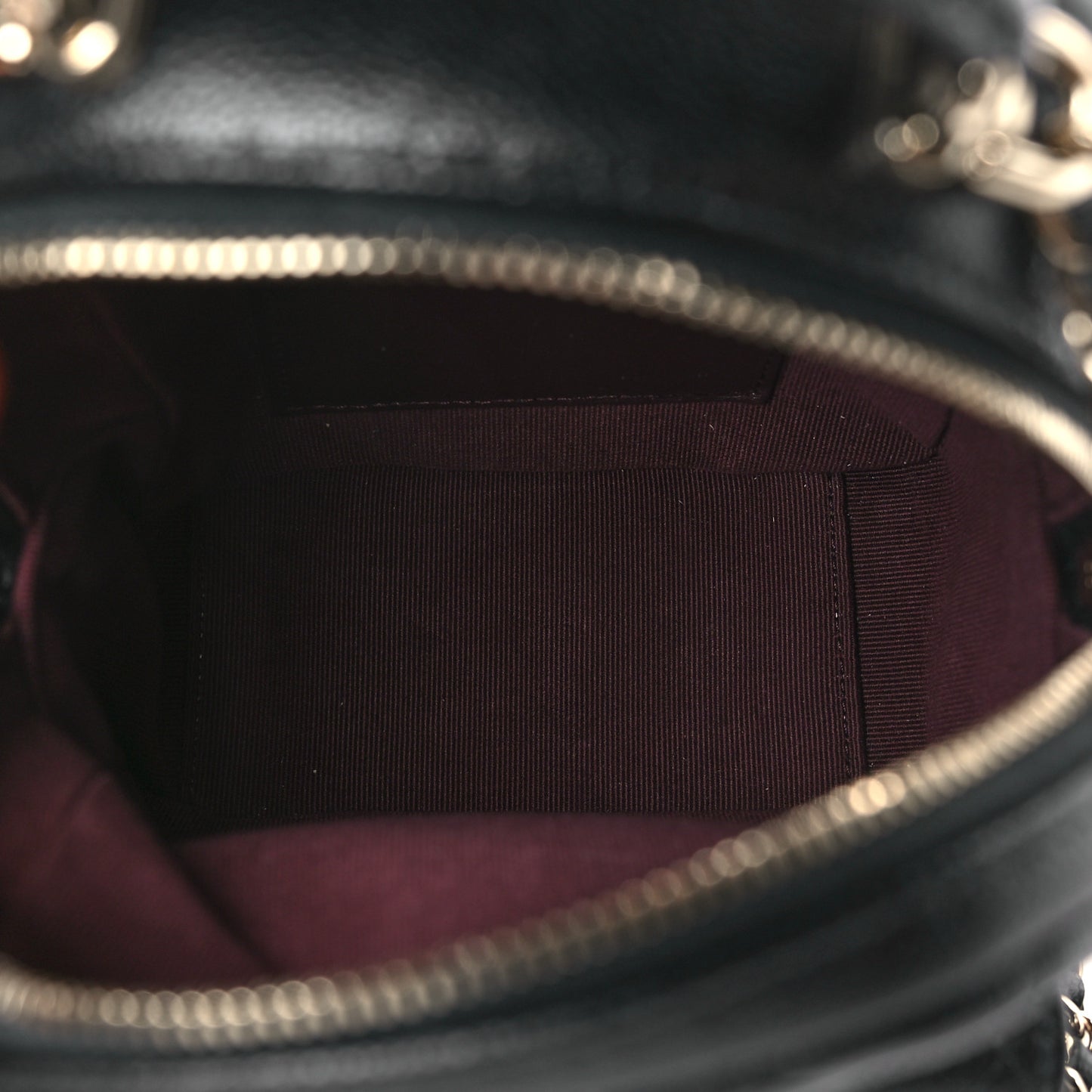 Caviar Quilted CC Mini Classic Backpack Black