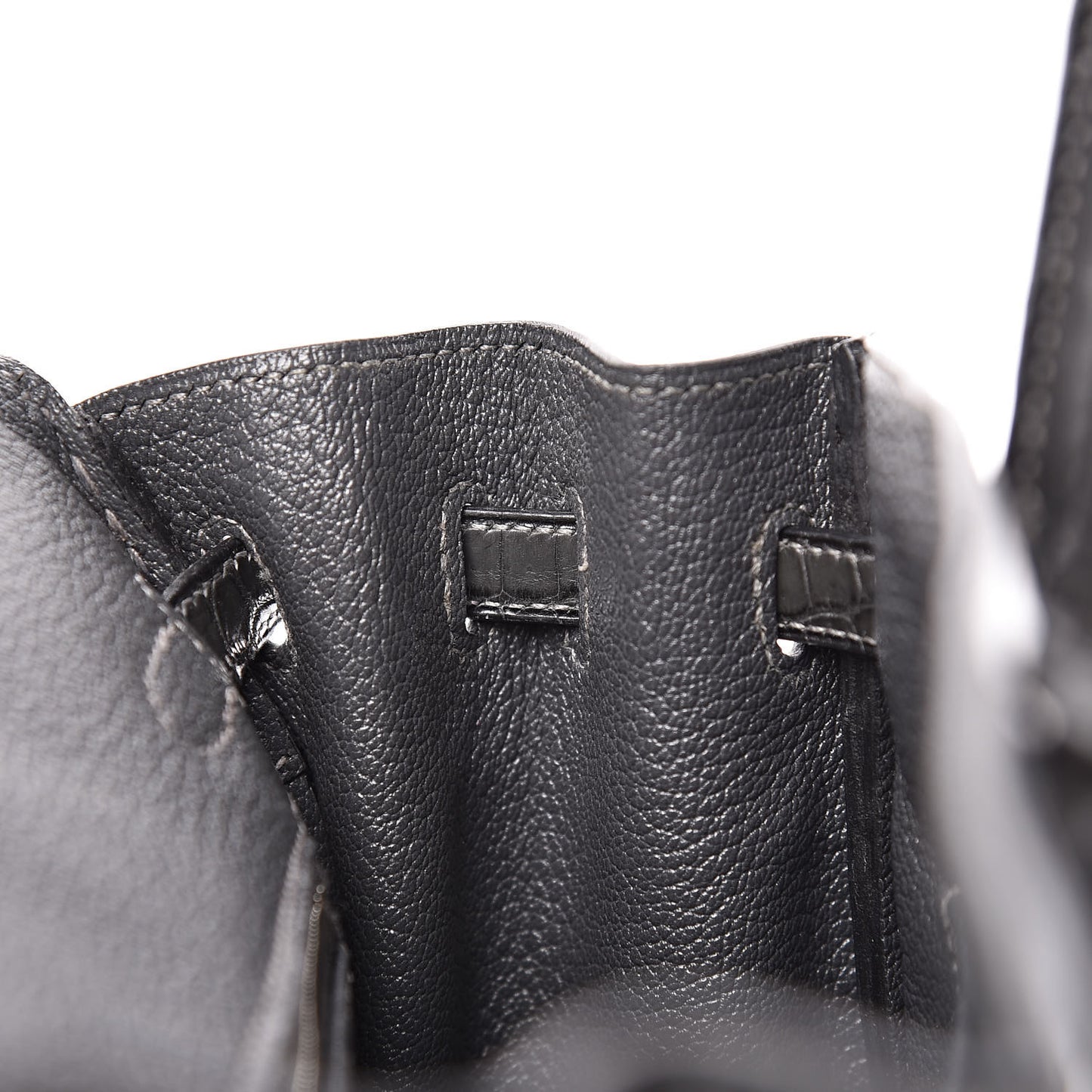 Matte Niloticus Crocodile Birkin 25 Graphite