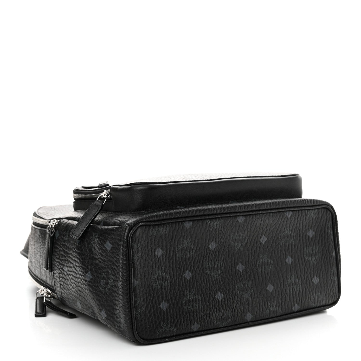 MCM Visetos Medium Stark Backpack Black 4 of 12