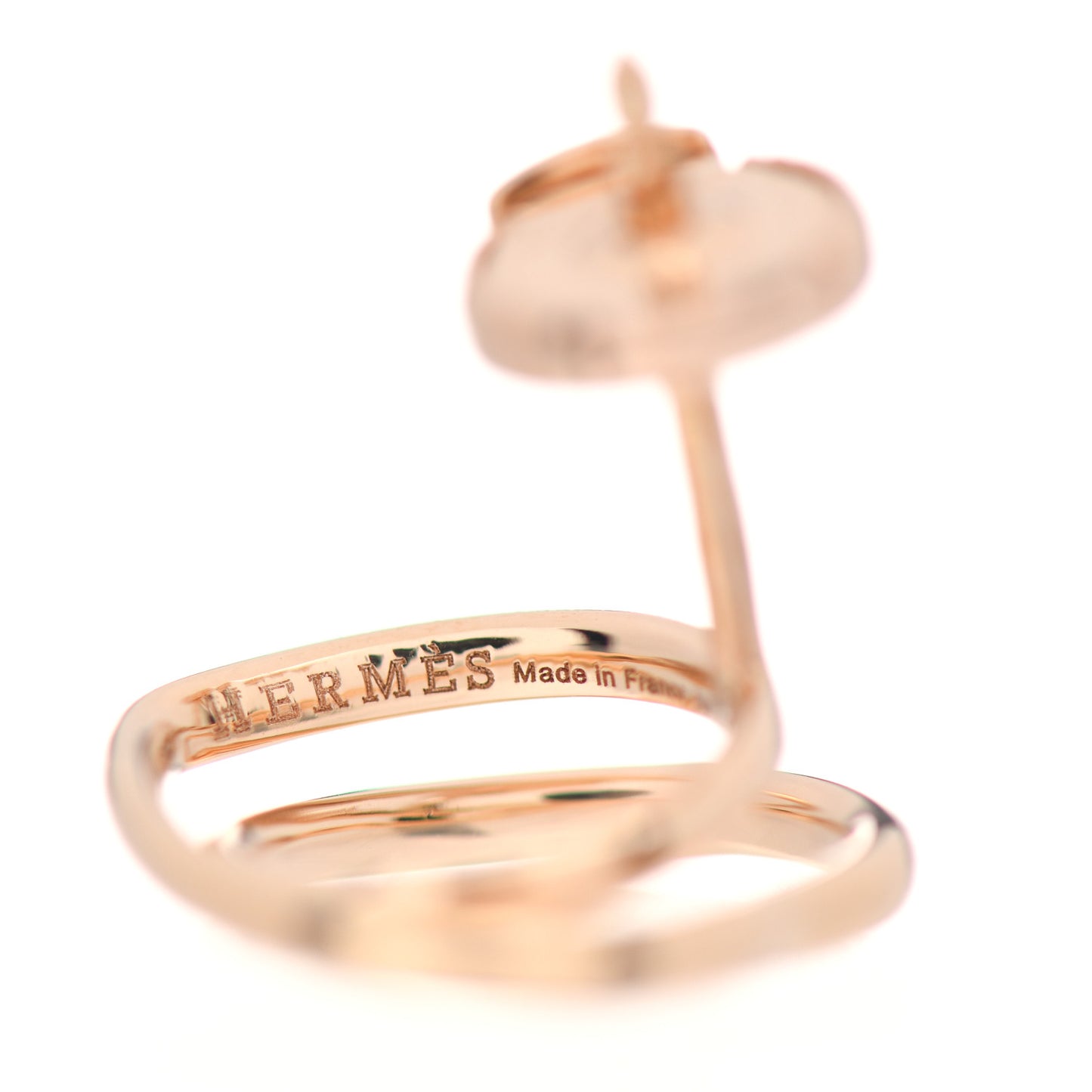 18K Rose Gold TPM Vertige Coeur Earrings