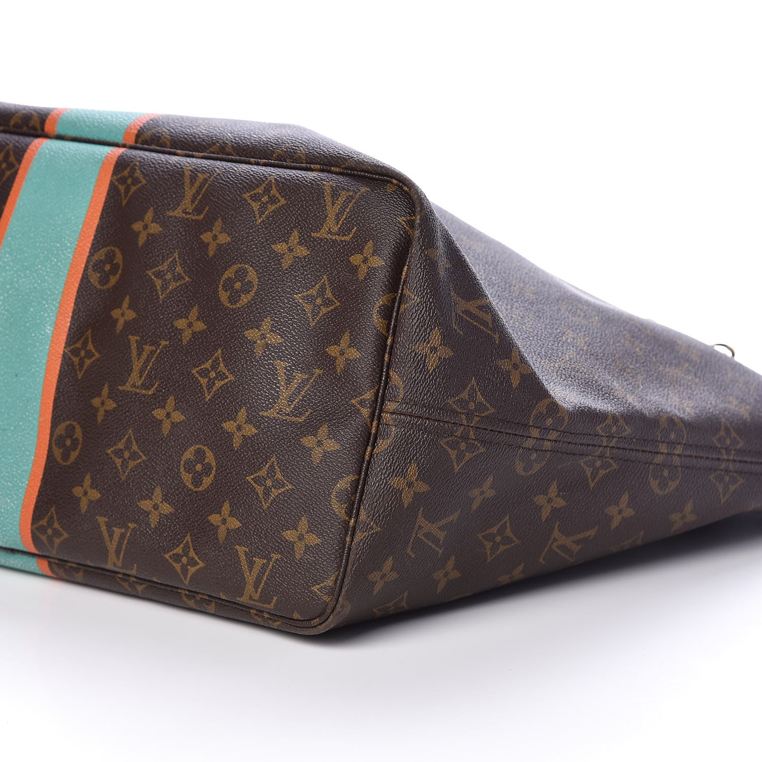 Louis Vuitton Monogram My LV Heritage Neverfull GM Vert Clair Orange 10 of 11