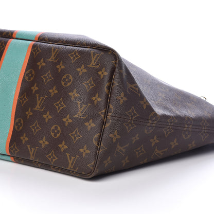 Louis Vuitton Monogram My LV Heritage Neverfull GM Vert Clair Orange 10 of 11