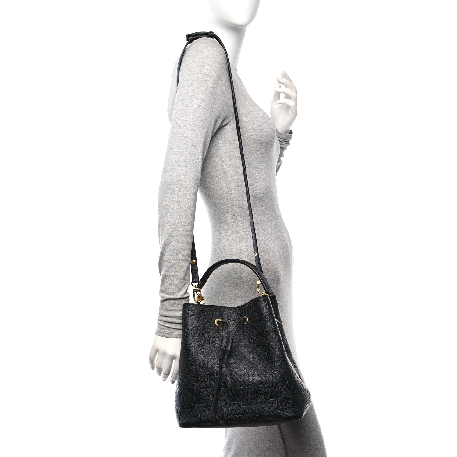 Louis Vuitton Empreinte Neonoe MM Black 2 of 10