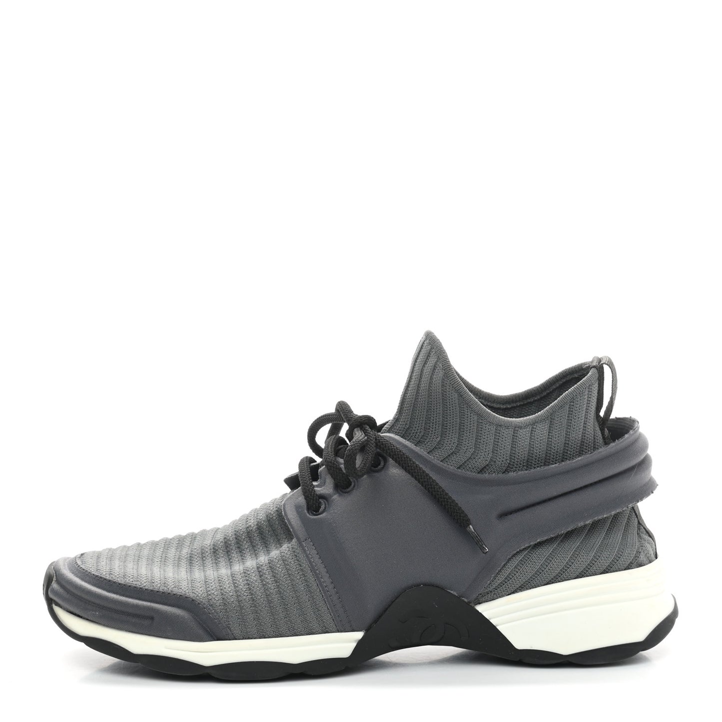 Stretch Fabric CC Sneakers 37 Grey