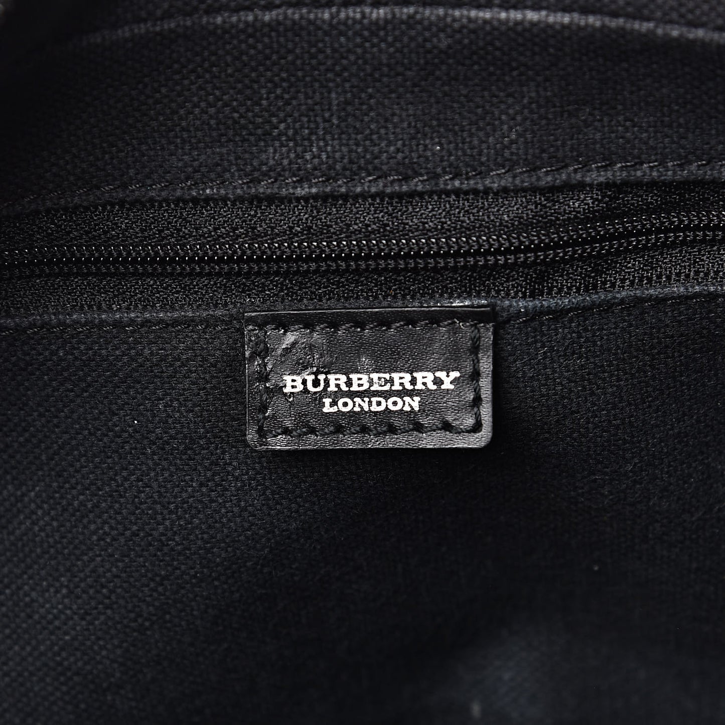 House Check Shoulder Bag Black