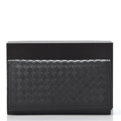 Bottega Veneta Nappa Intrecciato Continental Flap Wallet Ardoise 9 of 9
