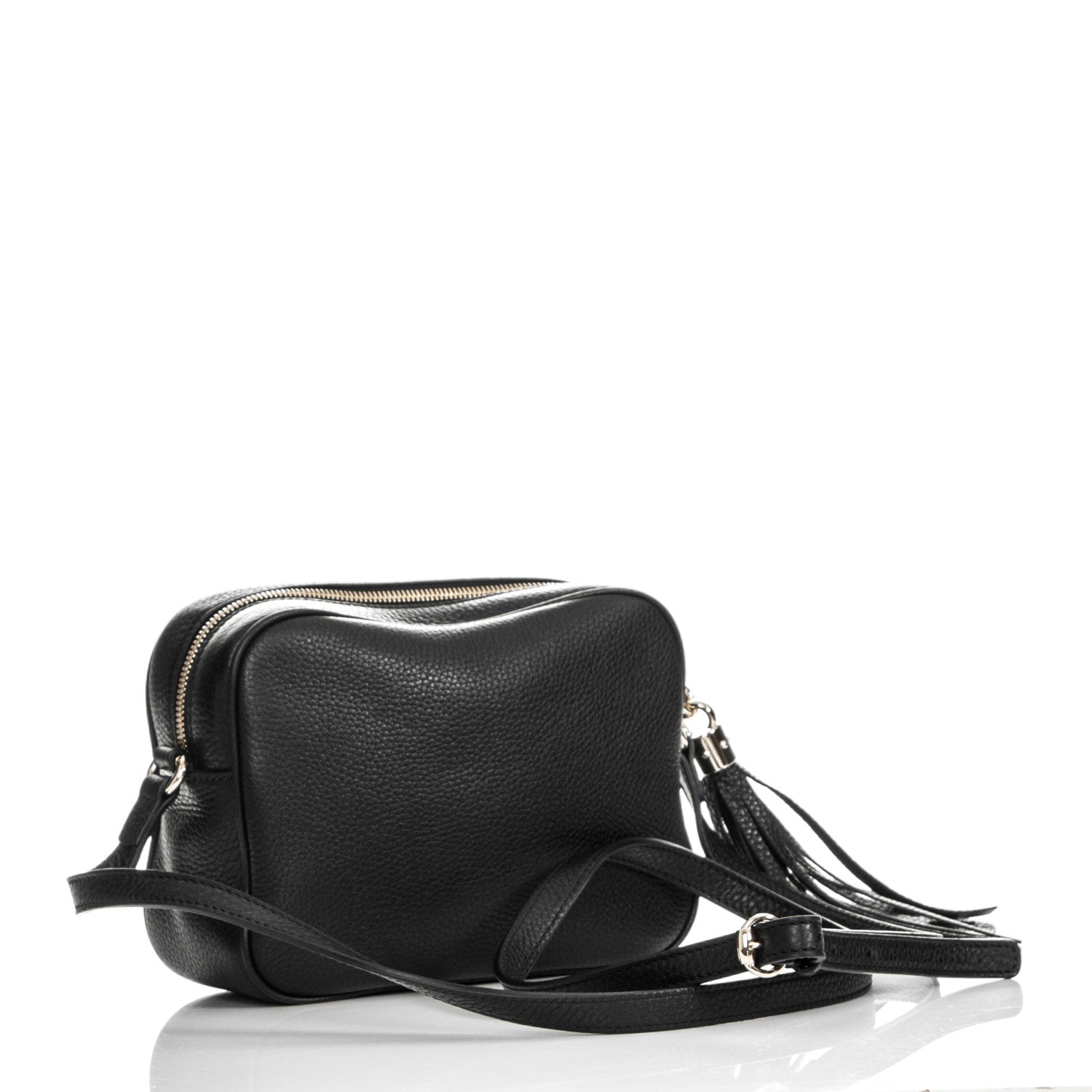 Gucci Pebbled Calfskin Small Soho Disco Bag Black 10 of 14