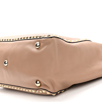 Valentino Garavani Vitello Medium Rockstud Tote Alpaca 9 of 10