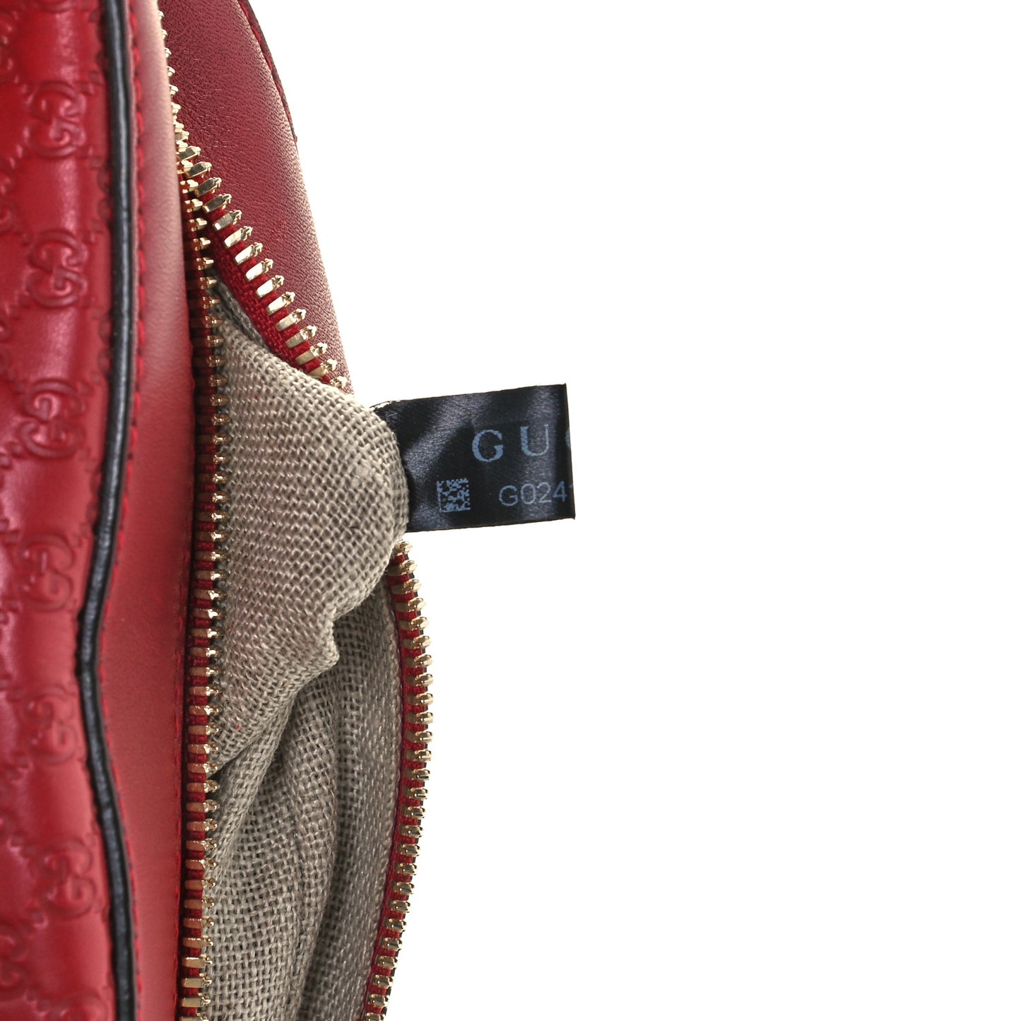 Microguccissima Small Crossbody Bag Rosso