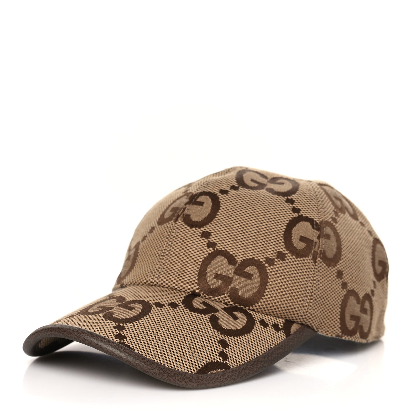 Monogram Jumbo GG Baseball Hat M 57 Camel Ebony